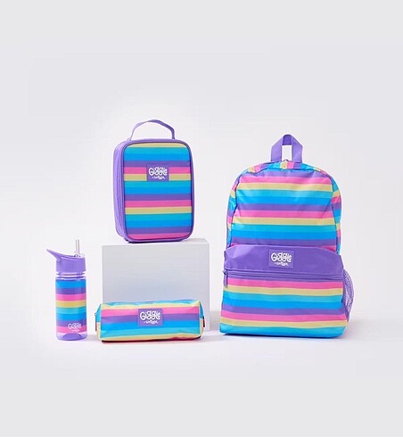 Smiggle giggle yeni etiketli çanta 4lu set