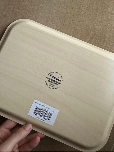 Beden Spode sifir etiketli orijinal tepsi