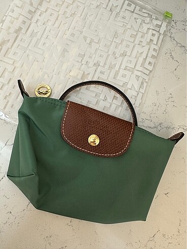 Beden yeşil Renk Longchamp orijinal xs le pliage çanta
