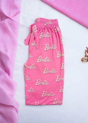 Barbie pijama altı pembe