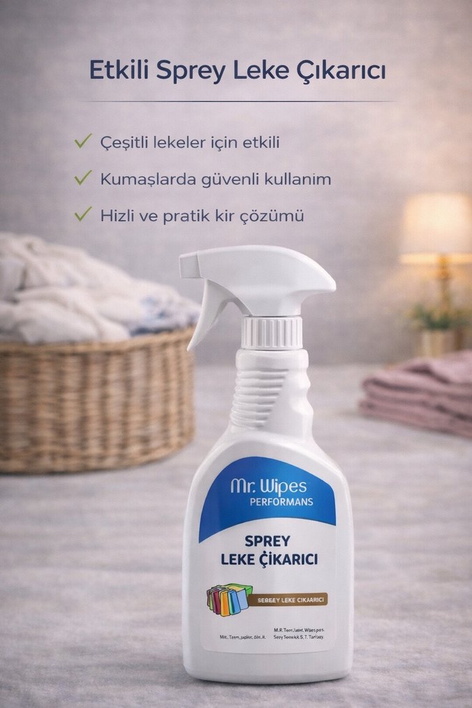 Mr.Wipes Performans Sprey Leke Çıkarıcı 3'lü Set - Görsel 2