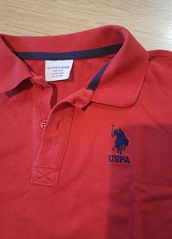 7 Yaş Beden kırmızı Renk Polo çocuk tshirt