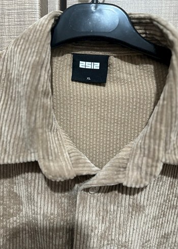 Düğmeli Kahverengi Erkek Kadife Gömlek - Görsel 4