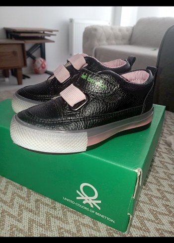 Benetton kiz Çocuk Siyah Spor Ayakkabı - Görsel 2