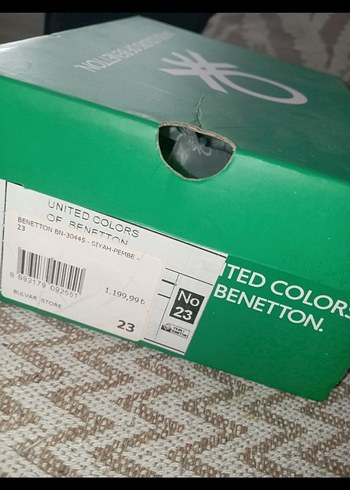 Benetton kiz Çocuk Siyah Spor Ayakkabı - Görsel 4