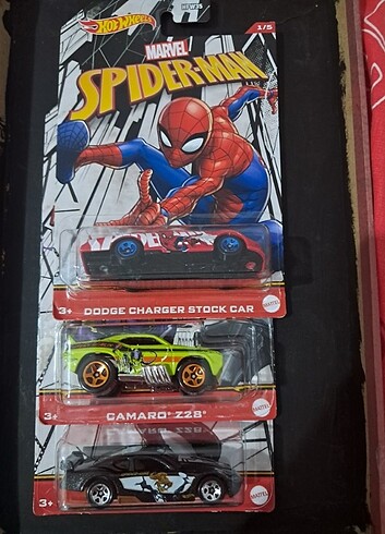  Hot wheels Spiderman lot 