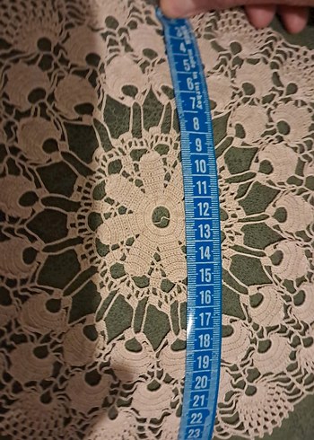 Beden altın Renk el emeği 4 adet dantel parça