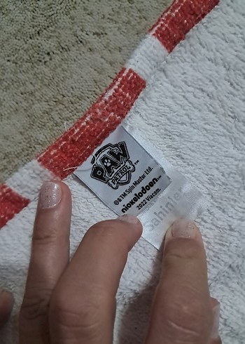 Kapüşonlu deniz havlusu Panço, bornoz - Görsel 3