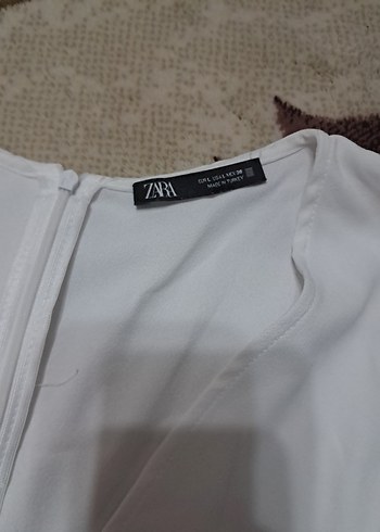 Beyaz V Yaka Kısa Tulum - Görsel 2