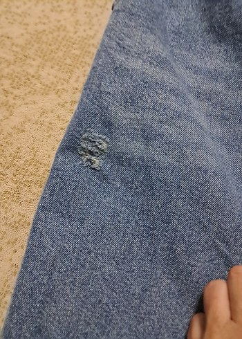 Düğmeli Midi Kot Etek - Görsel 3