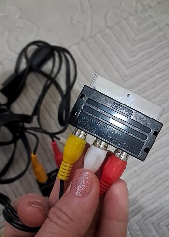 Renkli SCART Kompozit Video ve Ses Kablosu - Görsel 3