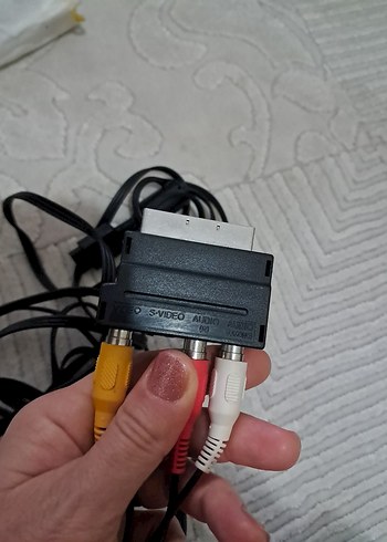 Renkli SCART Kompozit Video ve Ses Kablosu - Görsel 6