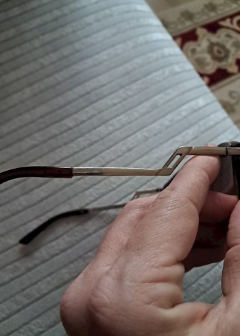 Şeffaf kahverengi retro kadın güneş gözlüğü - Görsel 2