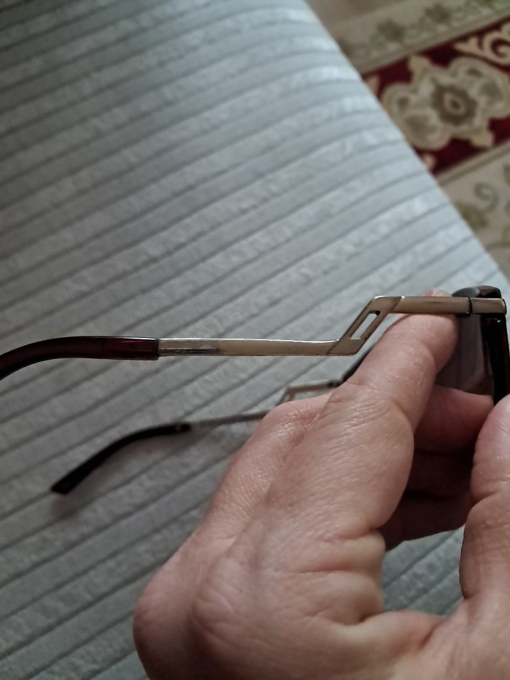 Şeffaf kahverengi retro kadın güneş gözlüğü - Görsel 2