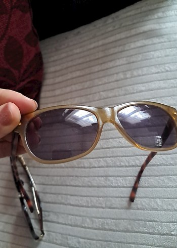 Tommy Şeffaf Bej Retro Kadın Güneş Gözlüğü - Görsel 7