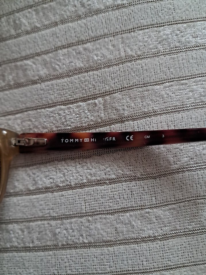 Tommy Şeffaf Bej Retro Kadın Güneş Gözlüğü - Görsel 5