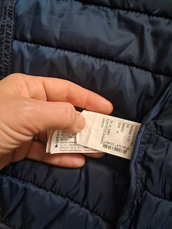 Mavi Gri yelek - Görsel 3