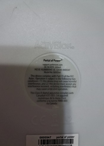 USB Kablolu Yuvarlak Beyaz activision portal - Görsel 4