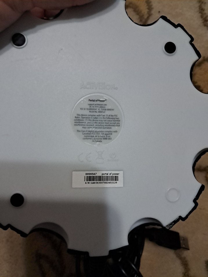 USB Kablolu Yuvarlak Beyaz activision portal - Görsel 2