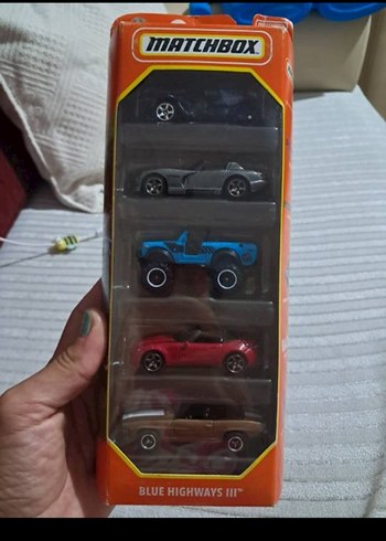 Matchbox 5 li set Araba Seti