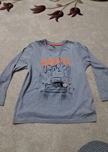 Erkek Gri Baskılı Uzun Kollu Sweatshirt - Görsel 4