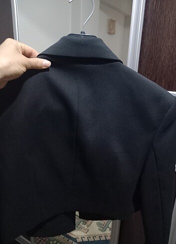 Bershka crop blazer caket - Görsel 5