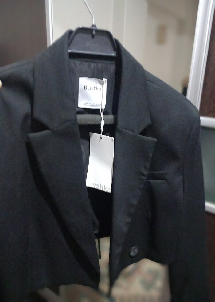Bershka crop blazer caket - Görsel 2