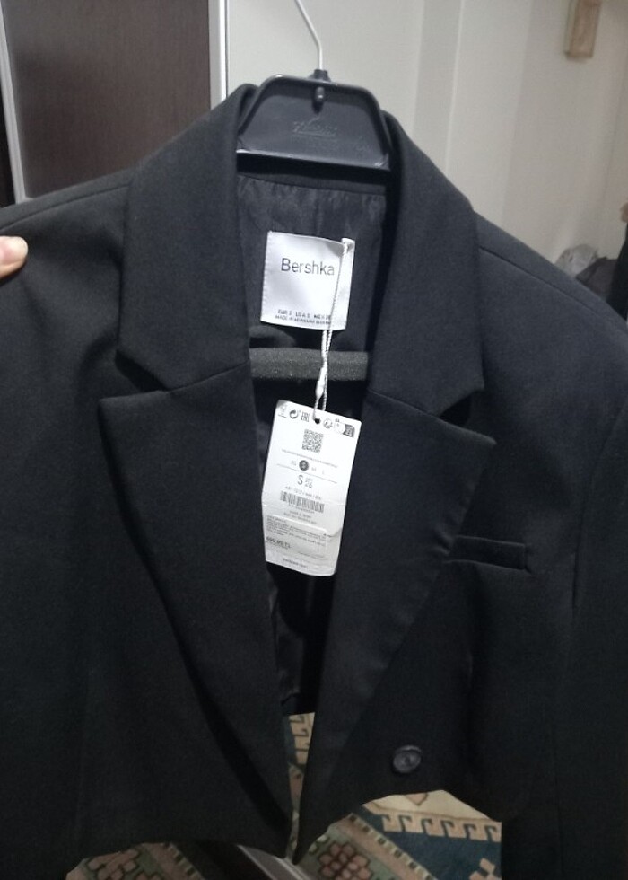 Bershka crop blazer caket - Görsel 4