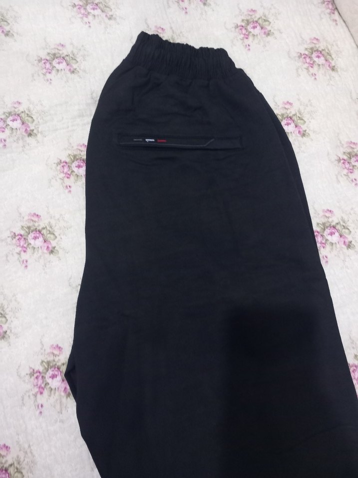 Fermuarlı Siyah Erkek  Eşofman Altı buyuk beden mevcutdur . - Görsel 3