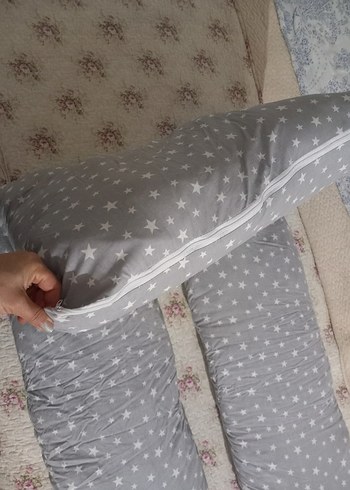 Gri Hamile ve Emzirme Yastığı - Görsel 3