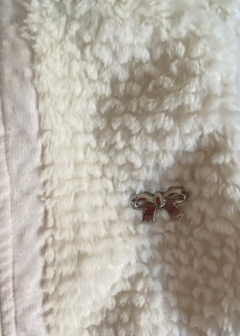 Beyaz Peluş Detaylı Yüksek Yakalı çocuk Yelek - Görsel 2