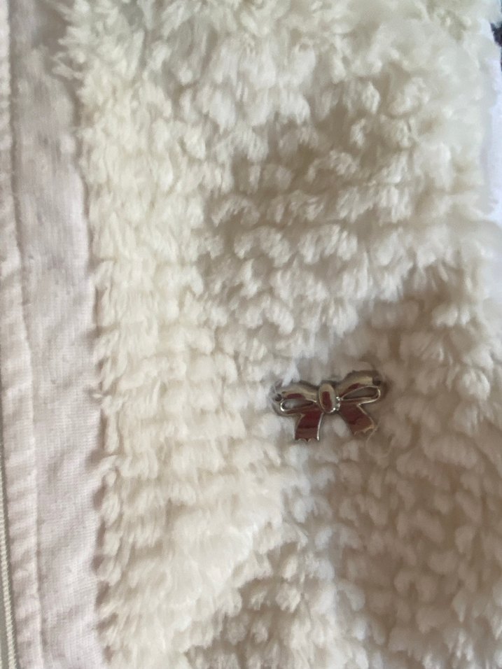 Beyaz Peluş Detaylı Yüksek Yakalı çocuk Yelek - Görsel 2