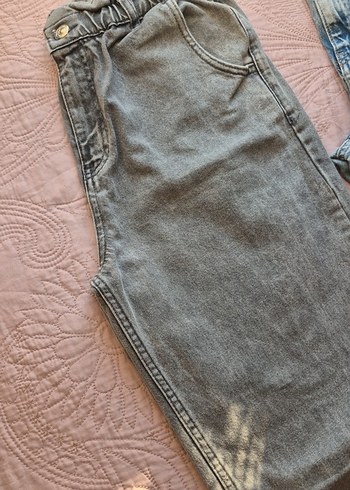 Defacto Gri Bol Kesim Midi Denim Kadın Kot Pantolon