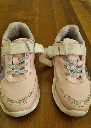 Kelebek Desenli Işıklı Kız Çocuk Spor Ayakkabı - Görsel 5