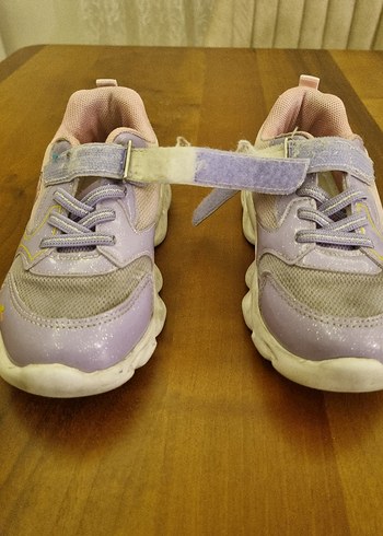 Kız Çocuk Mor Unicorn Desenli Spor Ayakkabı - Görsel 6