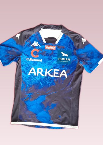 Kappa Mavi Baskılı Erkek Spor Forması