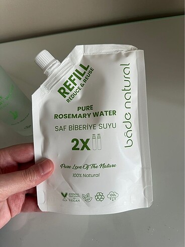 Beden Renk Bade natural biberiye suyu