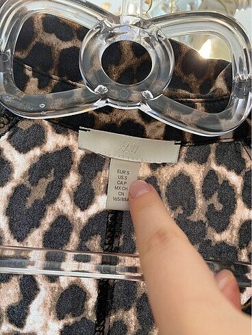 H&M Hm leoparlı elbise