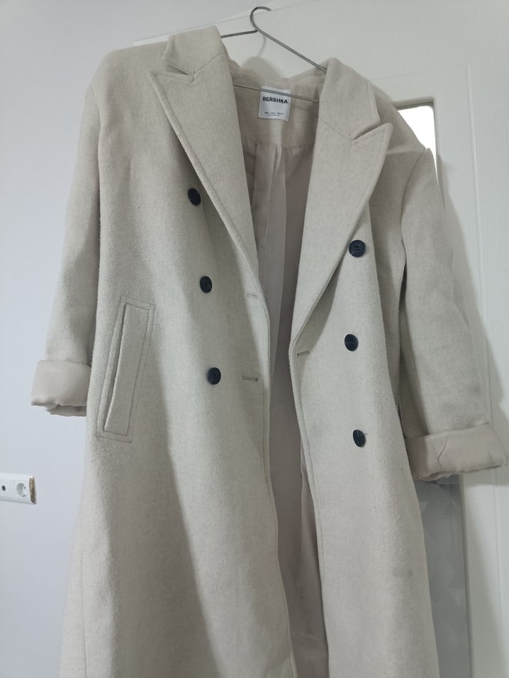 bershka bej kaban — görsel 5/6