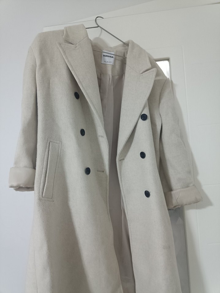 bershka bej kaban — görsel 3/6