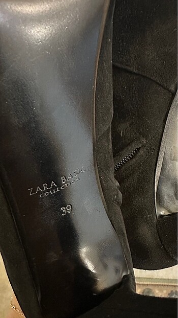 Zara topuklu bot