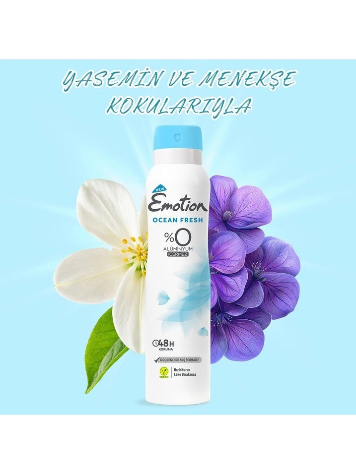 Emotion Ocean Fresh Kadın Deodorant - Görsel 5