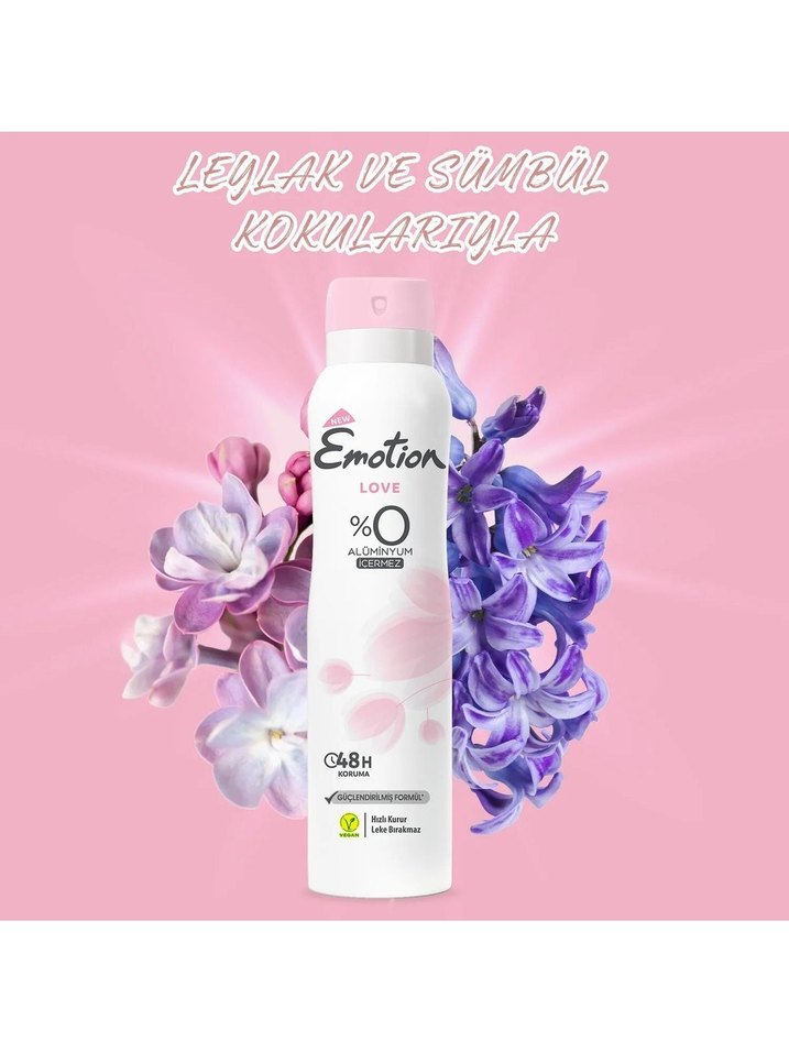 Emotion Love Kadın Deodorant %0 Alüminyum - Görsel 5