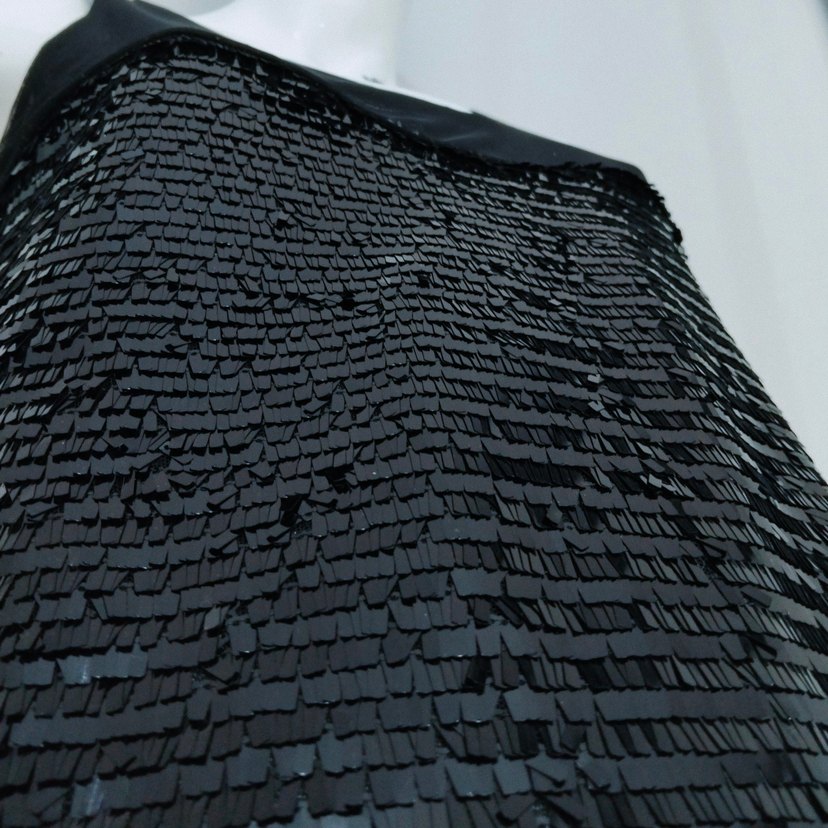 Payetli Askılı Siyah Elbise Mango - Görsel 3