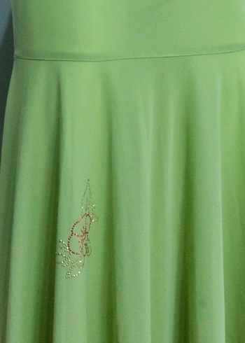 Tesettür Tül Etek Tatlı Açık Yeşil Kloş - Görsel 5