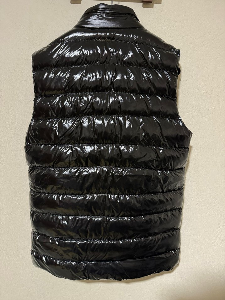 Siyah şişme Erkek Yelek - Görsel 4