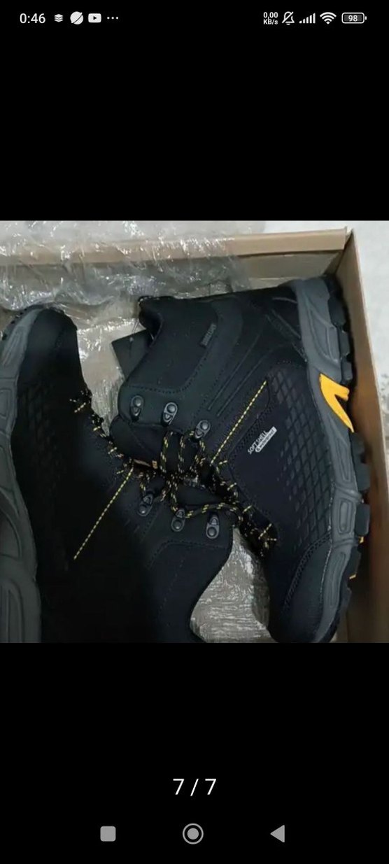 SIFIR LUMBERCAK WATERPROFF Siyah Sarı Snake Print Erkek Spor Bot - Görsel 2