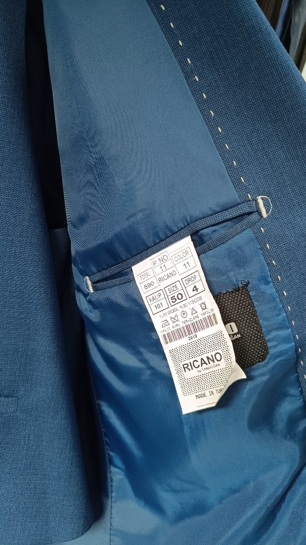 Mavi Erkek Takım Elbise - Görsel 3