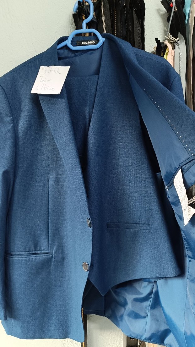 Mavi Erkek Takım Elbise - Görsel 2