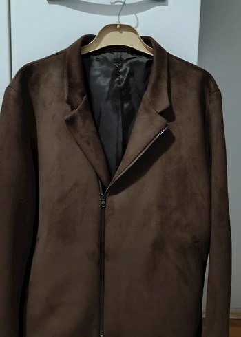 Kahverengi Süet Erkek Ceket - Görsel 2